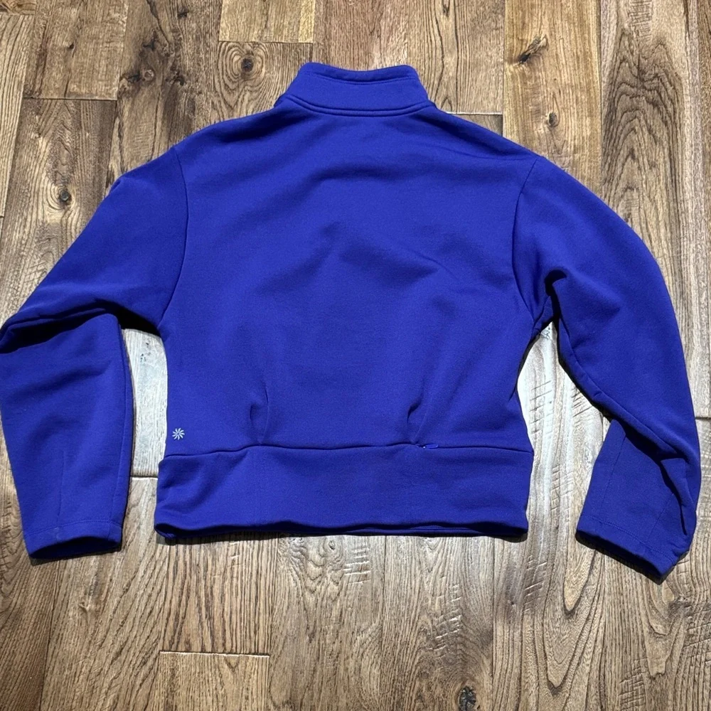 Athleta Women's Purple Quarter-Zip Sz S - Picture 4 of 4